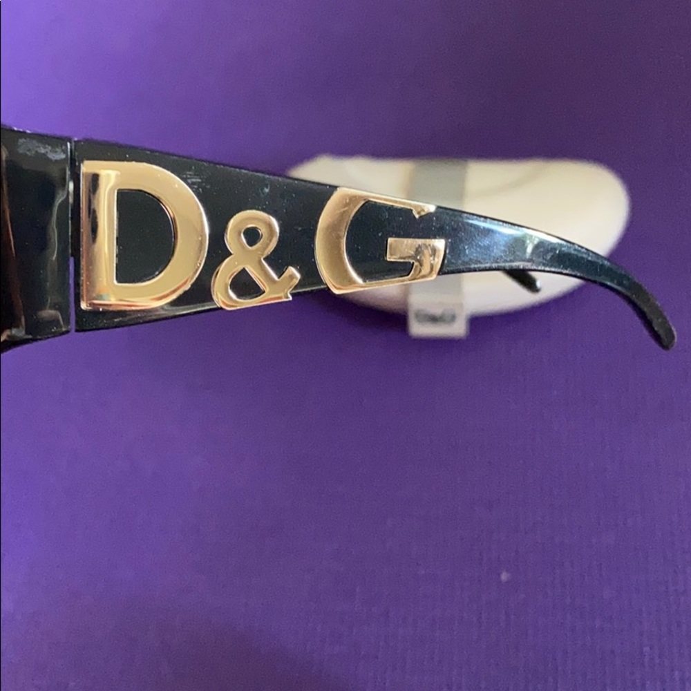 D&G Dolce Gabbana black logo sunglasses - Picture 5 of 10
